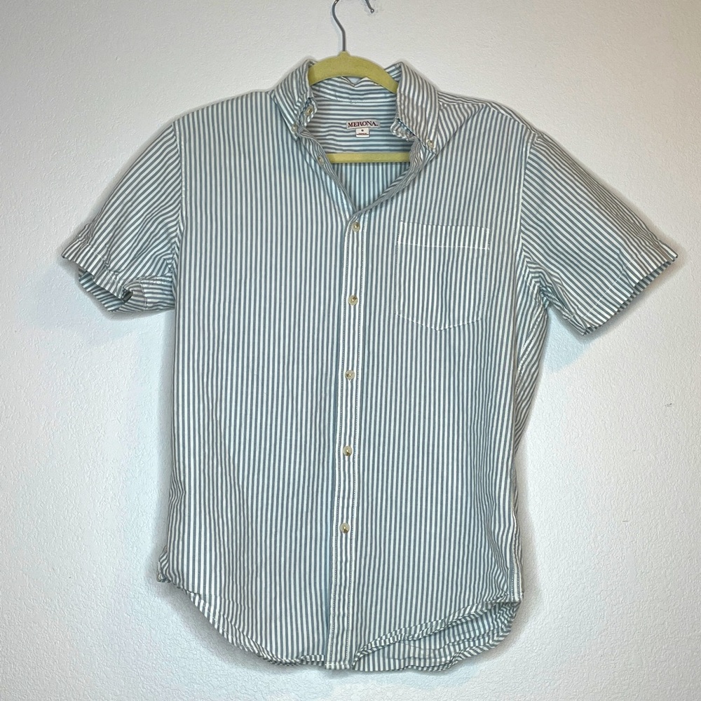 Merona mens short sleeve button up